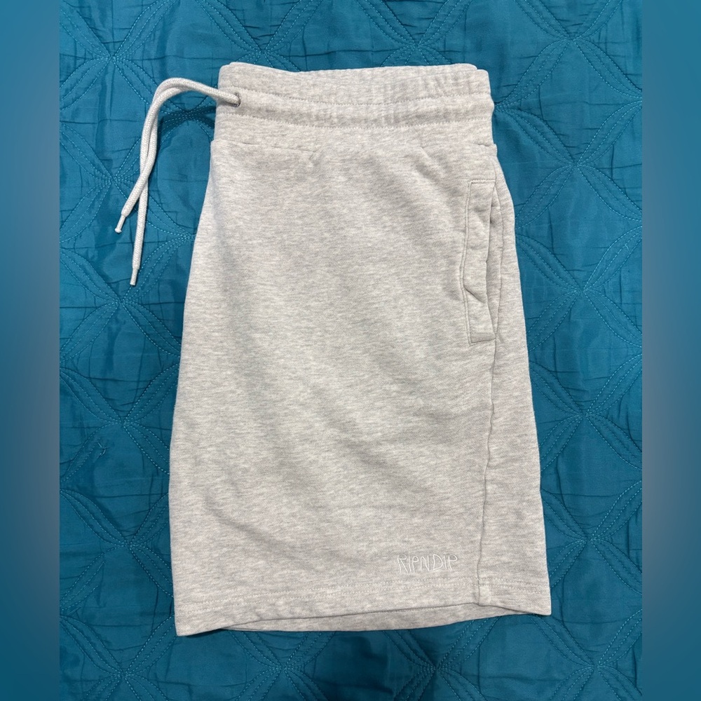 RIPNDIP Grey Fleece Shorts